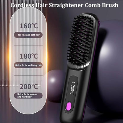 Portable Electric Hair Comb Straightener