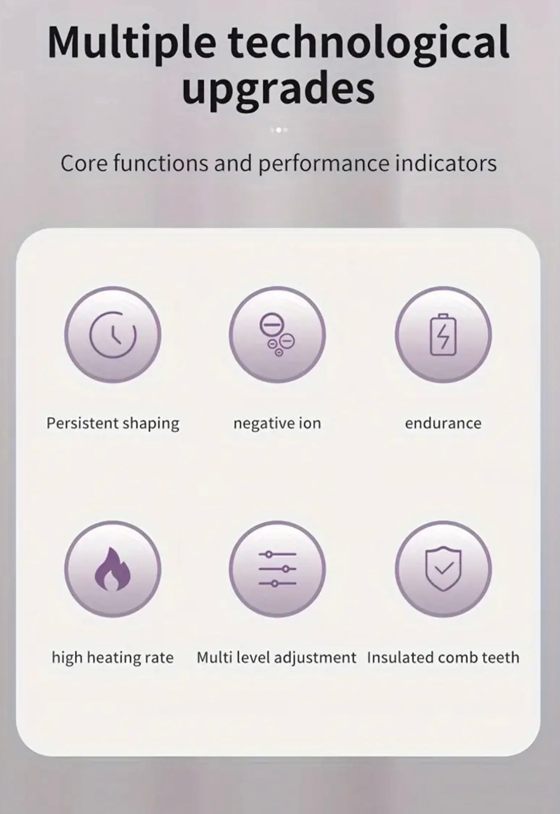 Portable Electric Hair Comb Straightener