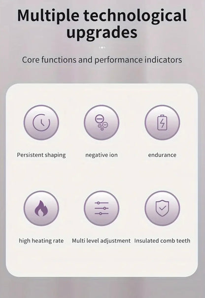 Portable Electric Hair Comb Straightener