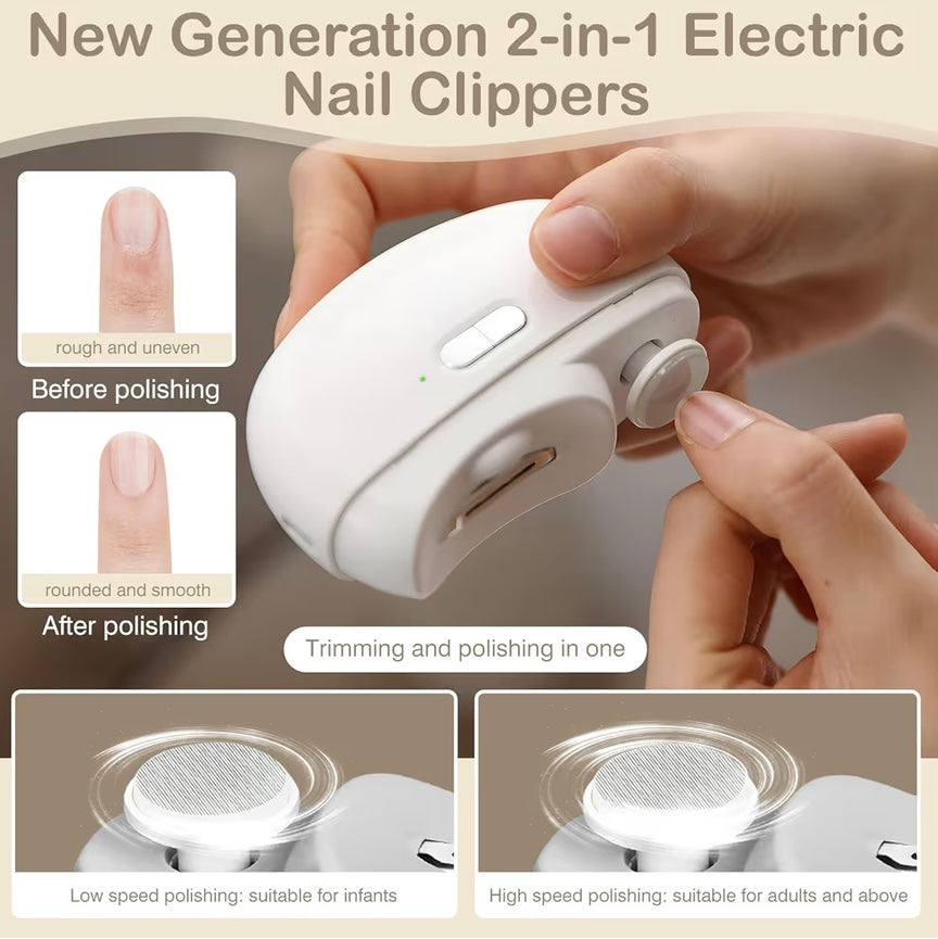 2-in-1 Electric Nail Clipper