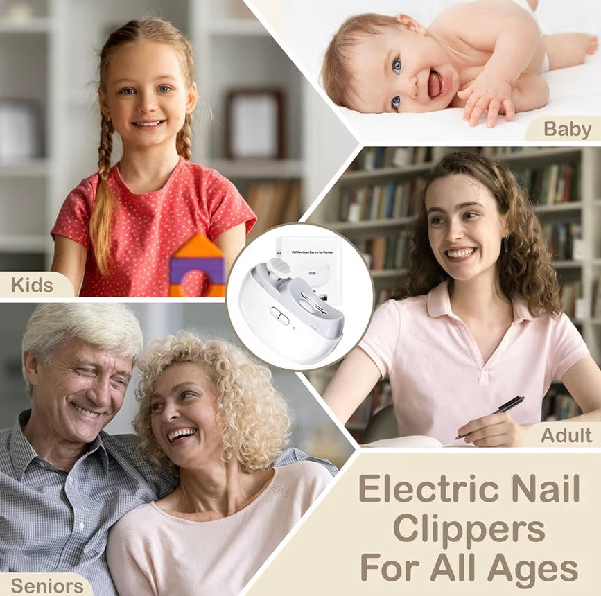 2-in-1 Electric Nail Clipper